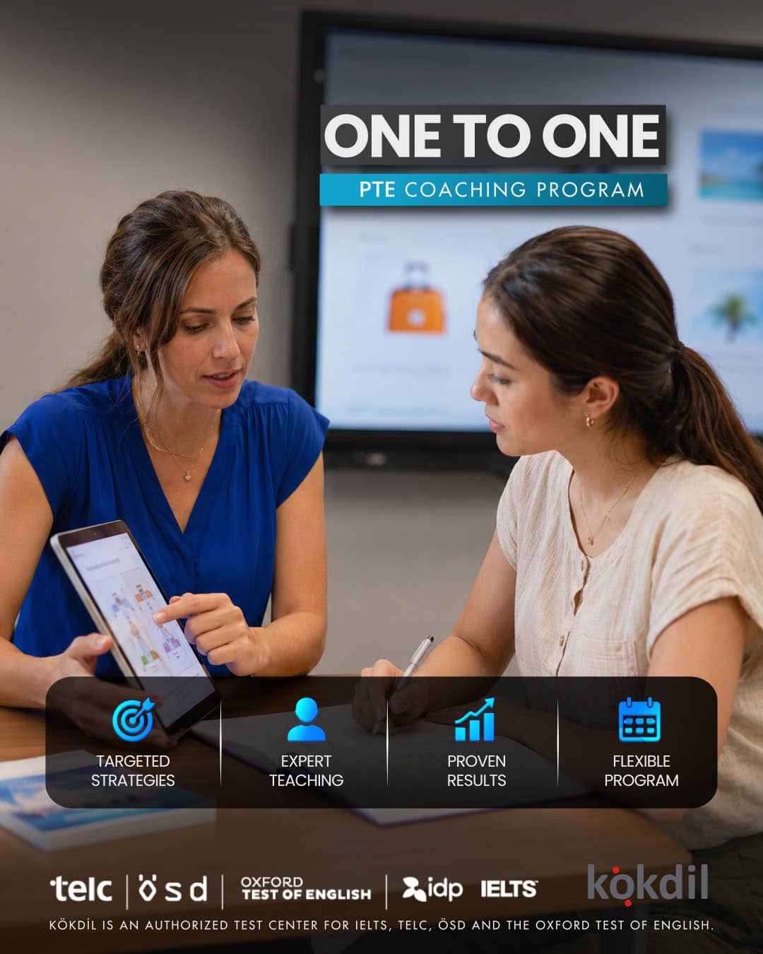 PTE coaching program web sitesi