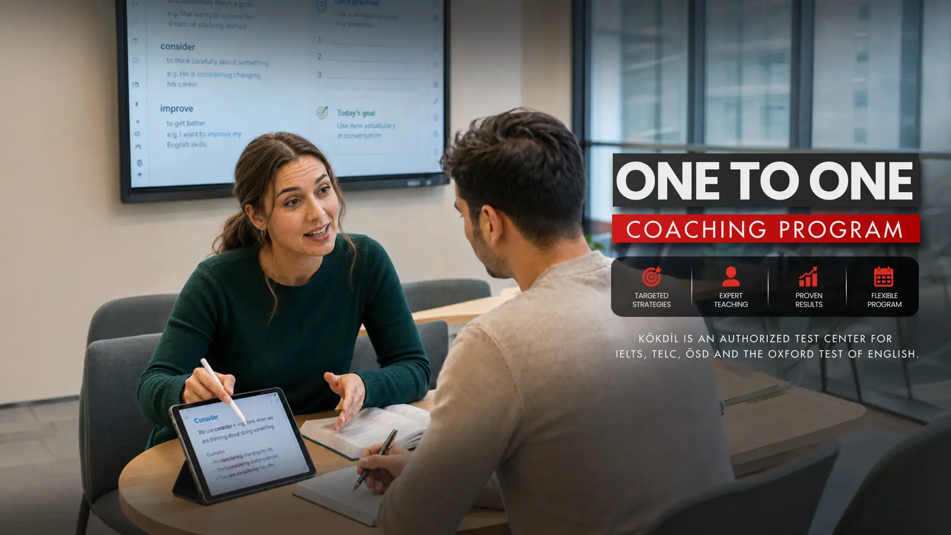 one to one coaching program web sitesi için webp