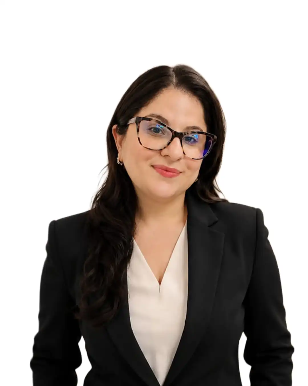 Gülümseyen bir çalışan kadının portre fotoğrafı